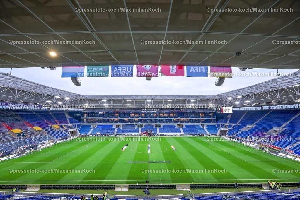 DFB10102501007 | 10.10.2025, Fußball, Länderspiel, Deutschland - Luxemburg, UEFA WM-Qualifikation, 2025/2026, Gruppe A, PreZero Arena in Sinsheim: Innenansicht Spielstätte Übersichtsbild Innenraum DFB regulations prohibit any use of photographs as image sequences and or quasi-video.
