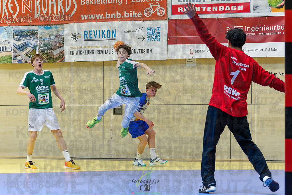 mJC-Regionalliga, Halbfinale Hessenmeisterschaft; HSG Dutenhofen/Münchholzhausen - TSV Pfungstadt | mJC-Regionalliga, Halbfinale Hessenmeisterschaft; HSG Dutenhofen/Münchholzhausen - TSV Pfungstadt am 15.03.2025 in Münchholzhausen (Sporthalle Münchholzhausen)Photo © 2025 - Jörg Heinrich - Realisiert mit Pictrs.com