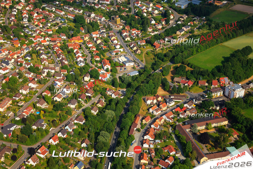 Die Luftaufnahme Weiher - Kulmbach wurde vom UL-Flugzeug (keine Drohne) aus fotografiert.Hohe Druck- Auflösung-die Geschenkidee!