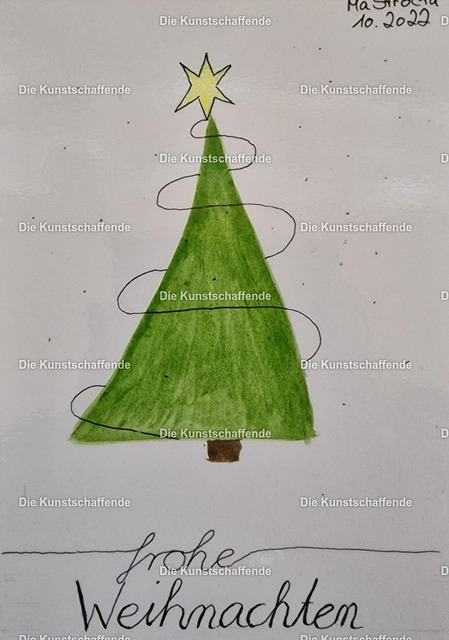 MaStroGa-133347 | Kunstdruck von handgemalter Postkarte. | Art print from hand painted postcard. - Realisiert mit Pictrs.com