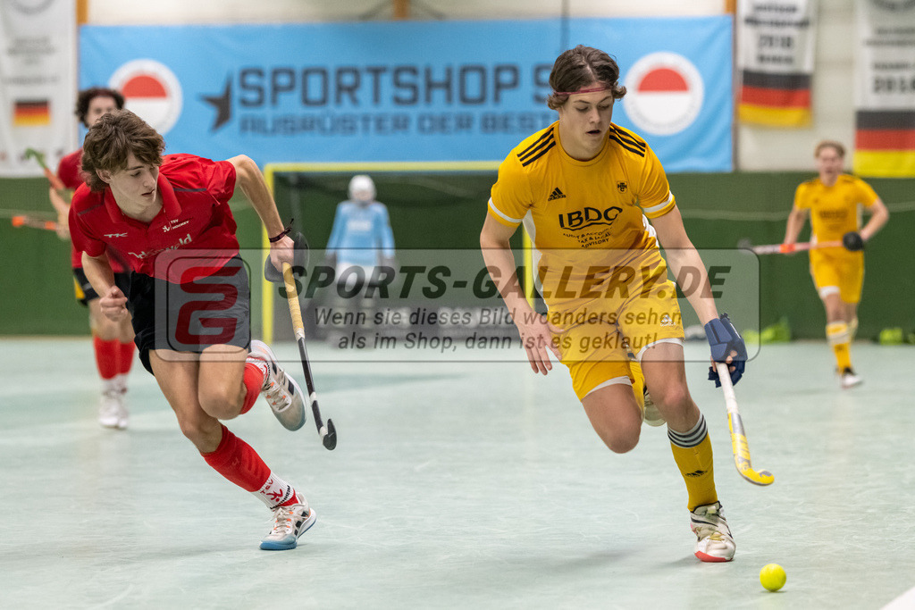 SFE_20230304_0014 | Deutsche Meisterschaft Männliche U16 Halle 2023 am 04.03.2023 in Köln (KTHC Stadion Rot-Weiss Köln Tennis and Hockey Club), Photo: Stephan Fehrmann 2022 (Sports-Gallery)