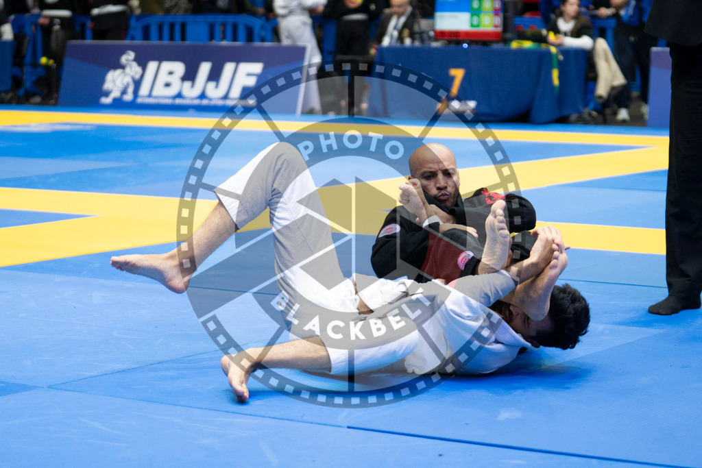 20240119PBB3318 | Fighters compete during the IBJJF European Championship in Paris, France, on January 19, 2024.