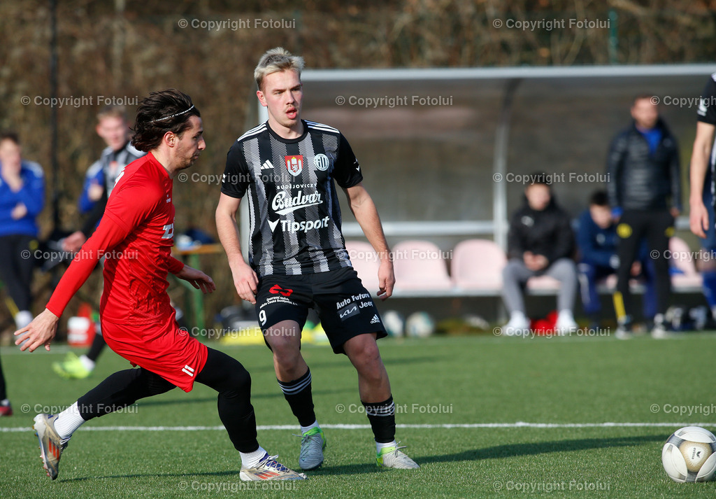 A_LUI_250125_06 | SPORT FUSSBALL TESTSPIEL ASKOE OEDT -SK DYNAMO BUDWEIS 25.01.2025 IM BILD: GASPER KORITNIK ( OEDT)    FOTO:FOTOLUI