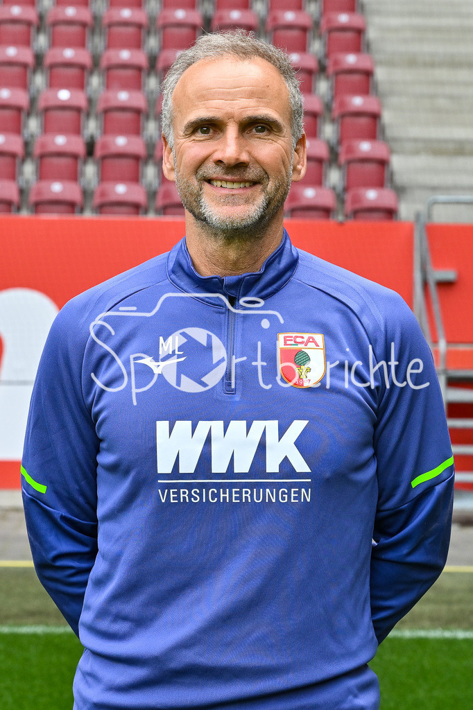 FC Augsburg 2025/26 | Marco LANGER / Einzelfoto / Freisteller / Media Day FC Augsburg: WWK-Arena am 06.08.2025
