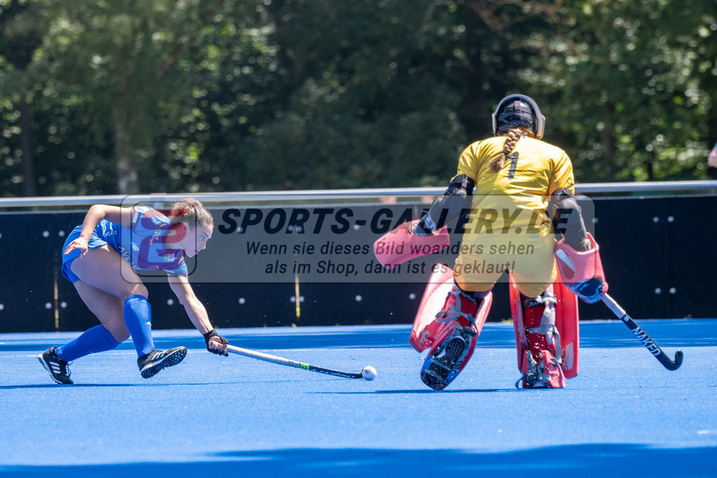 SFE_20230708_0016 | EuroHockey EM U18 Girls Belgium vs Scotland am 08.07.2023 in Krefeld (Gerd-Wellen-Hockeyanlage), Photo: Stephan Fehrmann 2023 (Sports-Gallery)