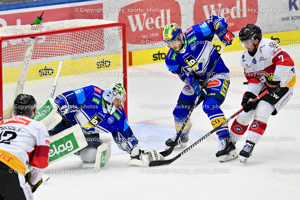 EC IDM Wärmepumpen VSV vs. Pioneers Vorarlberg 11.10.2024 | #1 LAMOUREUX Jean Philippe EC VSV, #10 VALLANT Thomas EC VSV, #7 Keefer David PIONEERS VORARLBERG, EC IDM Wärmepumpen VSV vs. Pioneers Vorarlberg 11.10.2024, EC IDM Wärmepumpen VSV vs. Pioneers Vorarlberg am 11.10.2024 in Villach (Stadthalle Villach), Austria, (Photo by Bernd Stefan)