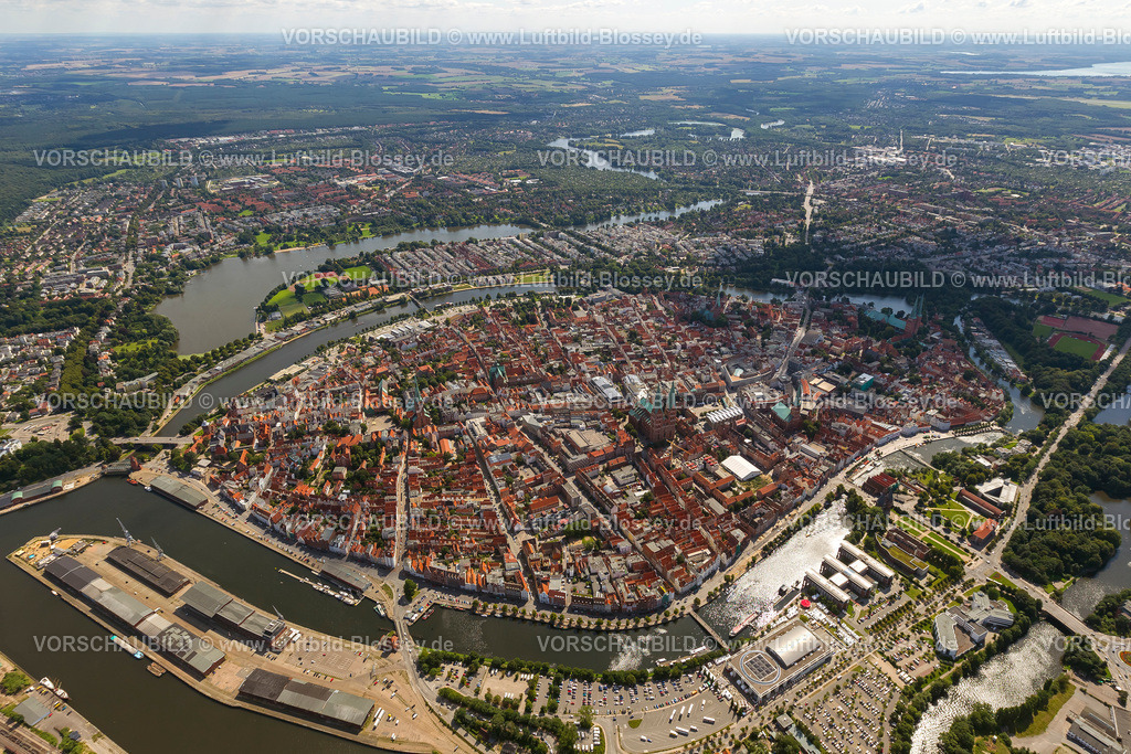 Luebeck12084607 | Altstadtinsel, Altstadt von Luebeck,  Luebeck, Ostsee, Schleswig-Holstein, Deutschland, Europa