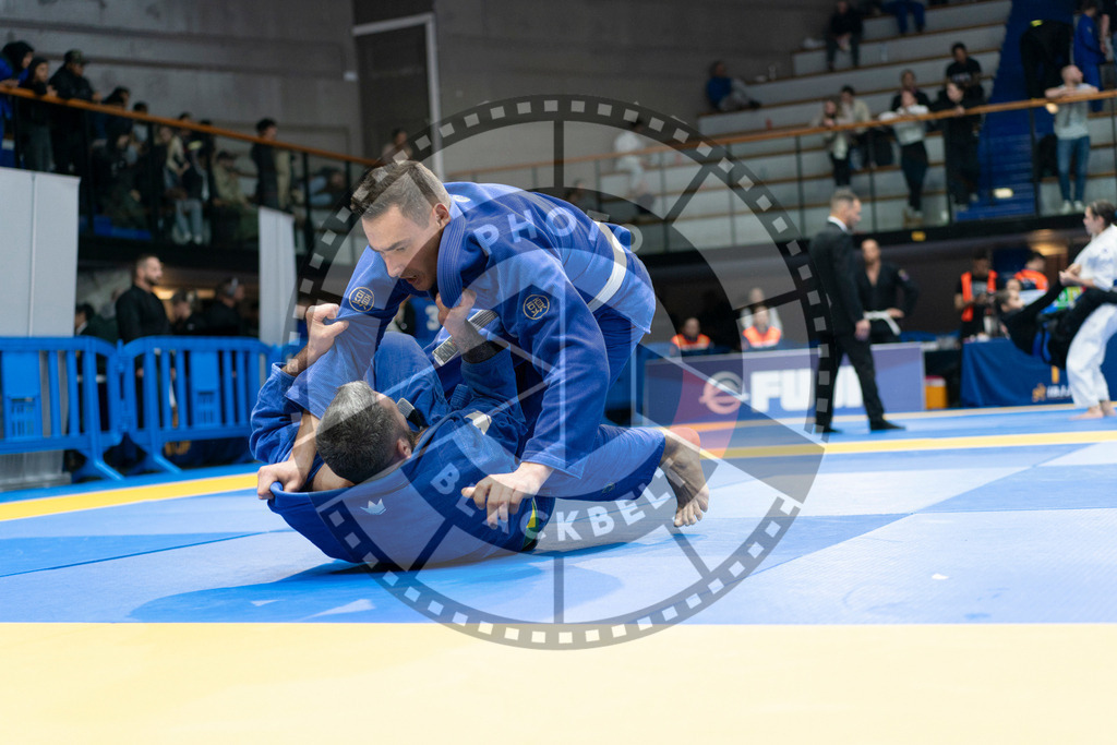 20240119PBB2578 | Fighters compete during the IBJJF European Championship in Paris, France, on January 19, 2024.