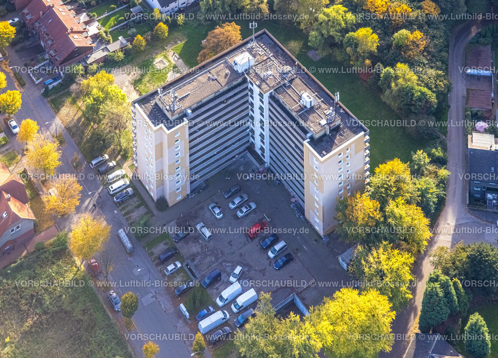 Gladbeck221005965 | Luftbild, ProblemHochhaus, Steinstraße, Butendorf, Gladbeck, Ruhrgebiet, Nordrhein-Westfalen, Deutschland