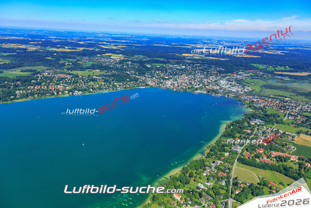 Luftbild von  Starnberg - Luftaufnahme wurde 2017 von https://frankenair.de mittels Flugzeug (keine Drohne) erstellt - die Geschenkidee
