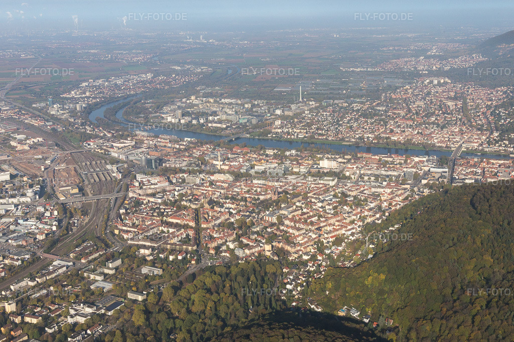 Luftbild: Schillerstr im Ortsteil Weststadt in Heidelberg im Bundesland Baden-Württemberg in Deutschland. Foto: IMG_104171.jpg vom 31.10.2017 durch Werner Riehm/FLY-FOTO.de