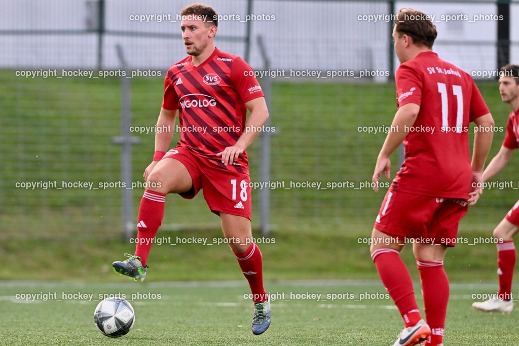 SV Spittal 1921 vs. SV St. Jakob  | #18 Raimund Valtiner St.Jakob, #11 Florian Uggowitzer St.Jakob, SV Spittal 1921 vs. SV St. Jakob , SV Spittal 1921 vs. SV St. Jakob  am 20.09.2024 in Spittal an der Drau (Goldeck Stadion), Austria, (Photo by Bernd Stefan)