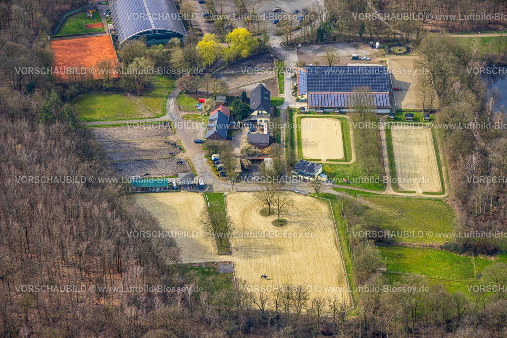 Dinslaken240308610 | Luftbild, Reitverein und Fahrverein 1947 e.V., Reitanlage, Hiesfeld, Dinslaken, Nordrhein-Westfalen, Deutschland
