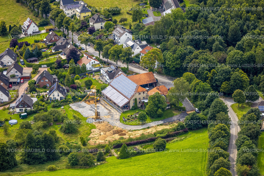 Warstein240713476Belecke | Luftbild, Haus und Industrie Elektronik GmbH mit Solardach am Drewerweg, Belecke, Warstein, Sauerland, Nordrhein-Westfalen, Deutschland