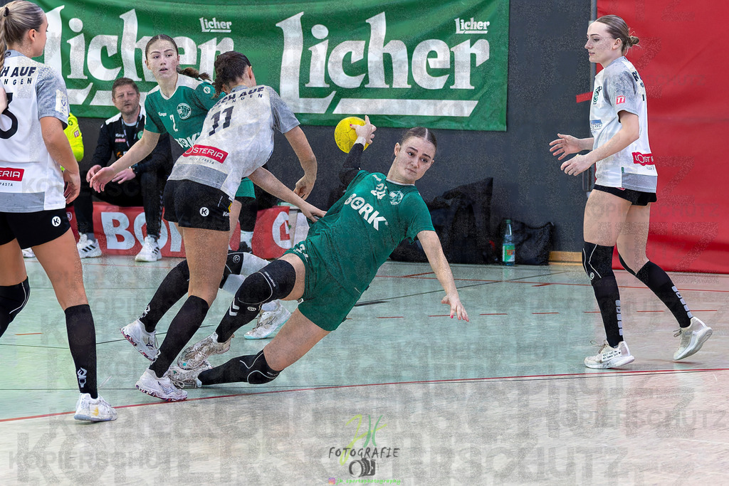 Jugendbundesliga wJA, Pokalrunde, HSG Kleenheim/Langgöns - Frisch Auf Göppingen | Jugendbundesliga wJA, Pokalrunde, HSG Kleenheim/Langgöns - Frisch Auf Göppingen am 28.02.2026 in Oberkleen (Weidig-Halle)Photo © 2026 - Jörg Heinrich - Realisiert mit Pictrs.com