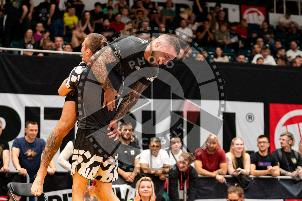 20230916PBB5472 | Fighters compete during the grappling tournement ADCC Trials (European, Middle East and African Championship) in Warsaw, Poland, on September 16, 2023.