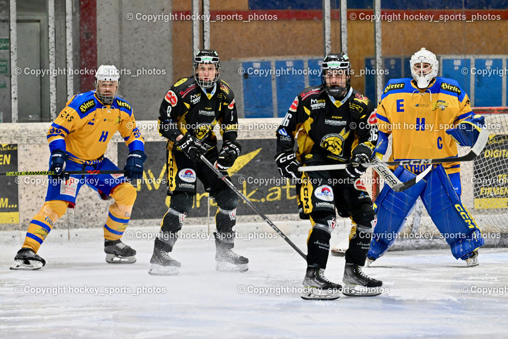 MET PHOTOVOLTAIK HORNETS SPITTAL vs. 1. EHC ALTHOFEN | #58 Goritschnig Martin EHC Althofen, #8 Komar Luca EC Hornets Spittal, #96 Peharz Joshua EC Hornets Spittal, #31 Horn Fabian EHC Althofen, MET PHOTOVOLTAIK HORNETS SPITTAL vs. 1. EHC ALTHOFEN, MET PHOTOVOLTAIK HORNETS SPITTAL vs. 1. EHC ALTHOFEN am 10.01.2026 in Spittal an der Drau (Eissportzentrum Spittal), Austria, (Photo by Bernd Stefan)