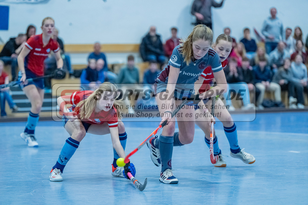 HK_20240303_109229 | Spiel um Platz 3 Deutsche Meisterschaft WU16 am 3.3.2024 Halle DHC, Düsseldorf ,