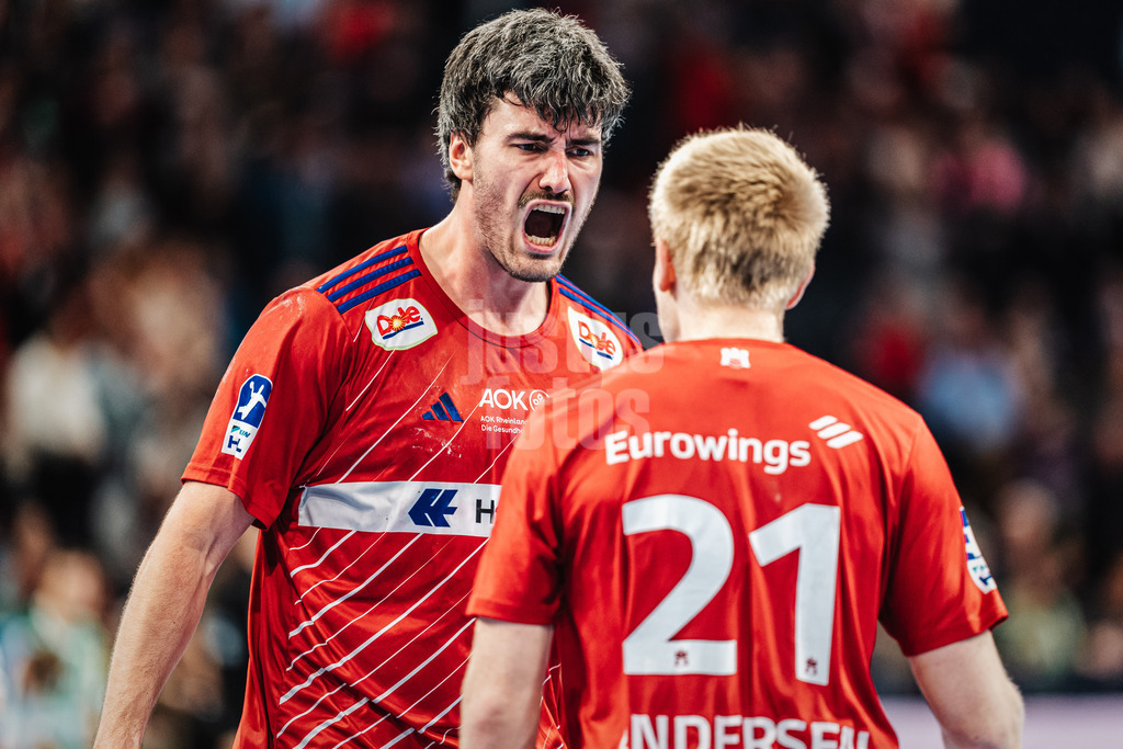 Handball | Männer | Saison 2024/2025 | DAIKIN Handball-Bundesliga | 10. Spieltag || Handball Sport Verein Hamburg vs. Füchse Berlin | 18.11.2024 | Jacob Lassen (#9, Handball Sport Verein Hamburg) jubelt nach seinem Tor