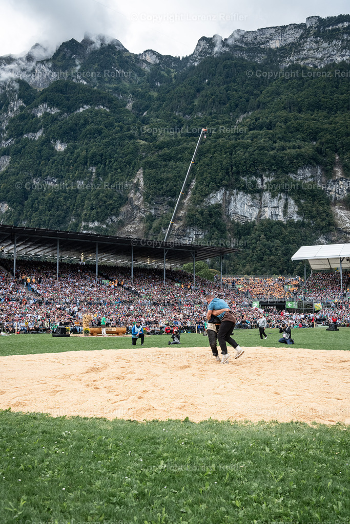 Schwingen -  ESAF Samstag 2025 | Mollis, 30.8.25, Schwingen - ESAF Samstag.