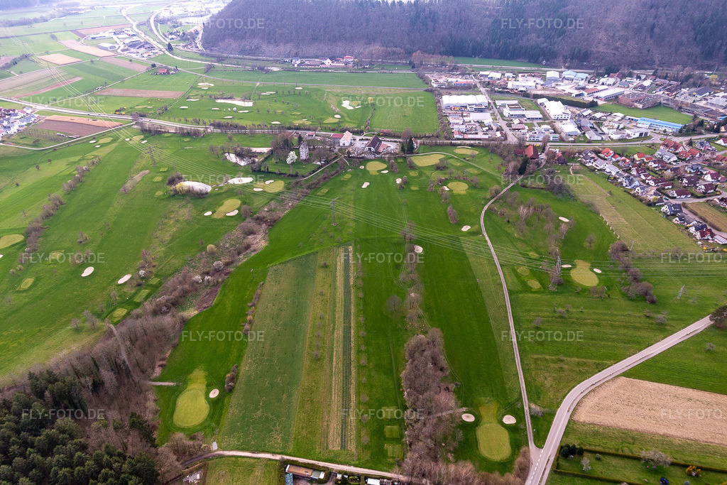 Luftbild: Golfclub Gröbernhof e.V in Zell am Harmersbach im Bundesland Baden-Württemberg in Deutschland. Foto: IMG_120339.jpg vom 17.03.2020 durch Werner Riehm/FLY-FOTO.de