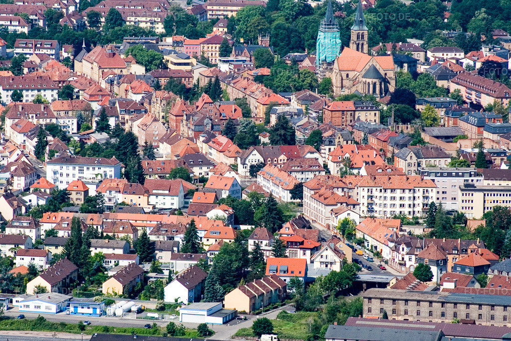 Luftbild: Ortsansicht von Osten in Landau in der Pfalz im Bundesland Rheinland-Pfalz in Deutschland. Foto: IMG_2237.jpg vom 03.06.2006 durch Werner Riehm/FLY-FOTO.de