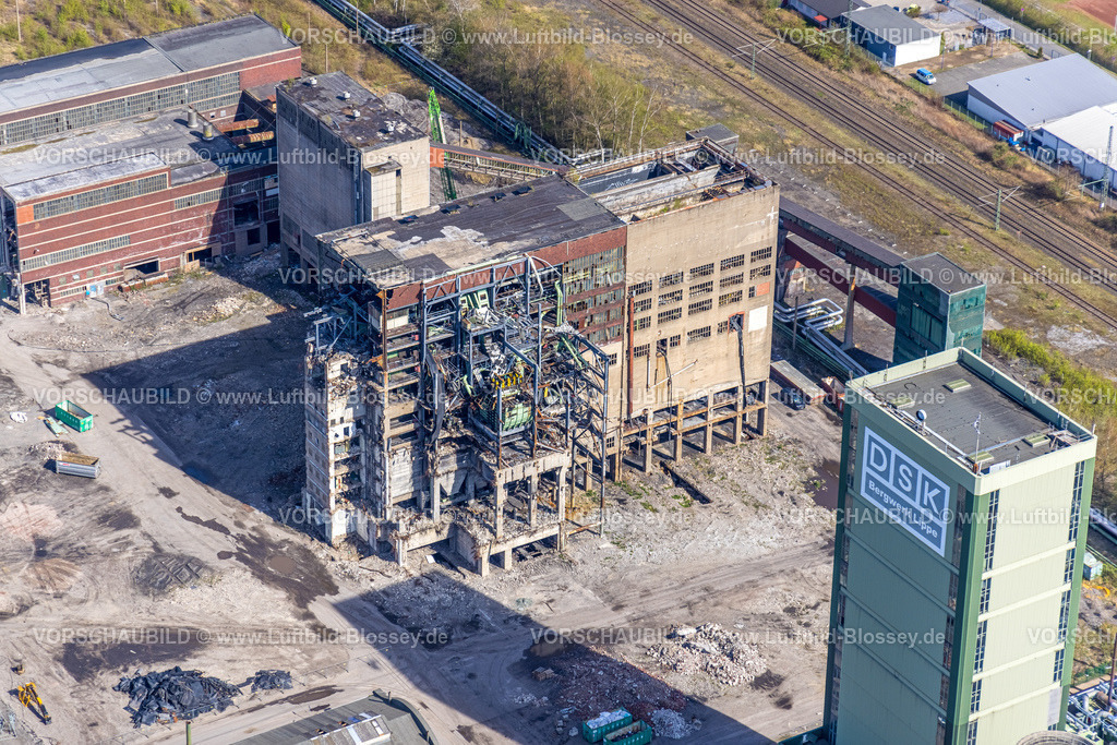 Gelsenkirchen220402970 | Luftbild, Rückbau der Zeche Westerholt, ehemaliges DSK Bergwerk Lippe, Westerholt, Herten, Ruhrgebiet, Nordrhein-Westfalen, Deutschland
