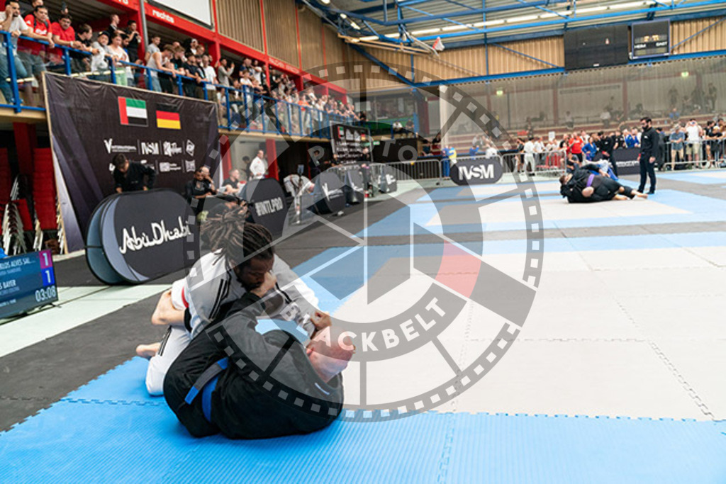 20230826PBB55578 | Fighters compete during the AJP INTLPRO BJJ and grappling competition in Hamburg, Germany, on August 26 2023.