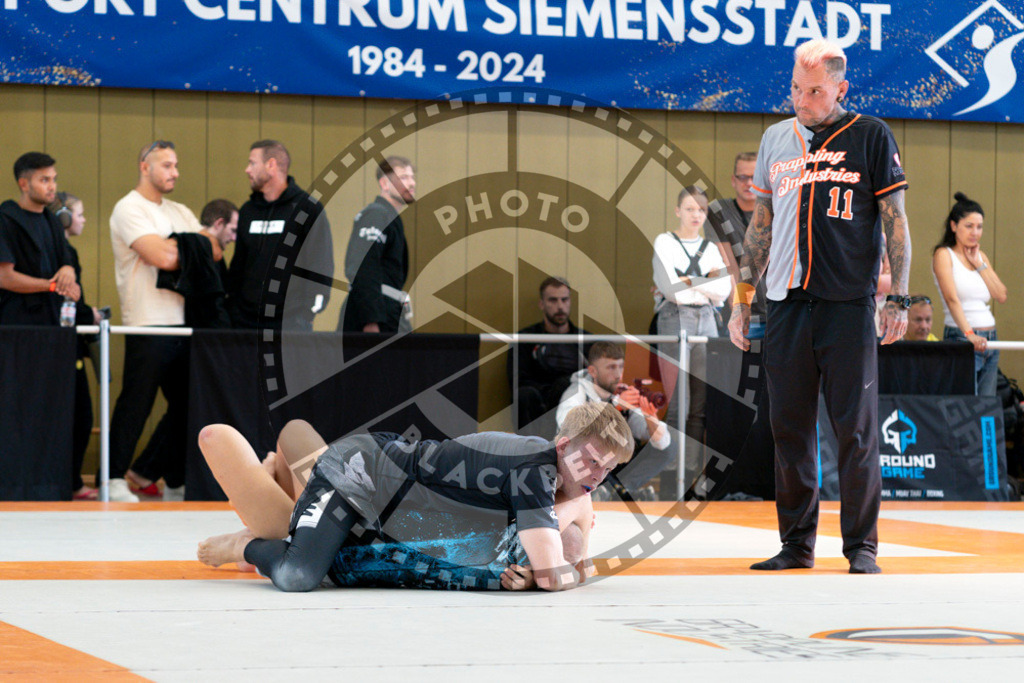 20240915PBB1871 | Athletes compete during the Grappling Industries’ grappling and Brazilian jiu-jitsu competition in Berlin, on September 15, 2024.