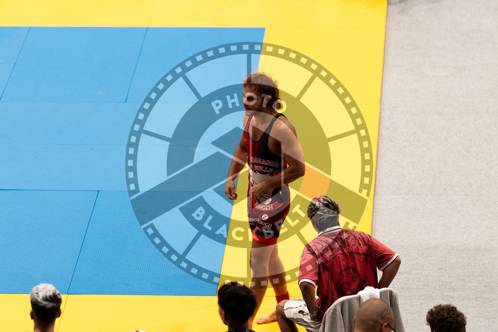 20250906PBB0011 | Fighters compete during the ADCC European Trials  competition in Warsaw, Poland, on September 6, 2025.