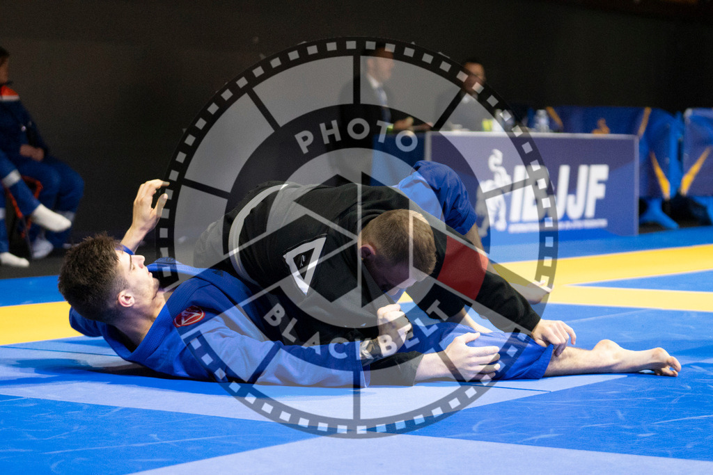 20240119PBB1192 | Fighters compete during the IBJJF European Championship in Paris, France, on January 19, 2024.