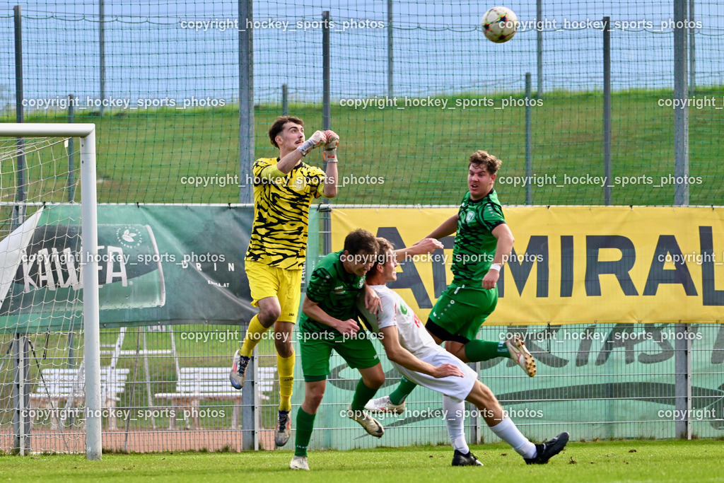 SC Landskron vs. Rapid Lienz | #22 Alexander Jürgen Pöschl SC Landskron, #8 Philipp Gatti SC Landskron, #2 Martin Wibmer Rapid Lienz, #21 Fabio Gödel SC Landskron, SC Landskron vs. Rapid Lienz, SC Landskron vs. Rapid Lienz am 22.09.2024 in Villach (Sportanlage Landskron), Austria, (Photo by Bernd Stefan)
