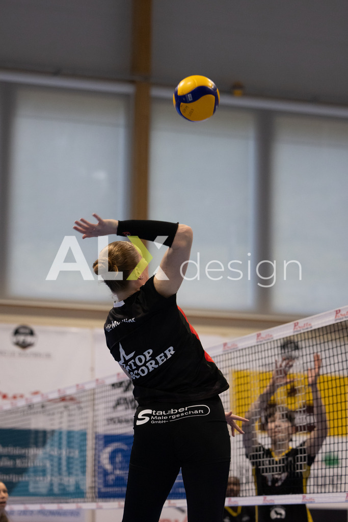 Volleyball I Frauen I Saison 2025-2026 I Volleyball NLA | Women I 1/4 Finals I  BIWI VFM - VC Kanti Schaffhausen I 01.03.2026 | 9 Jordan Lockwood (USA) (VC Kanti Schaffhausen) – Diagonal - Realisiert mit Pictrs.com