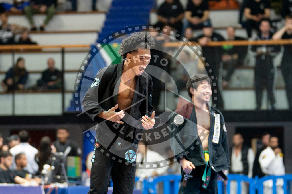 20240124PBB02846 | Fighters compete during the second day of the IBJJF European Championship in Paris, France, on January 24, 2024.