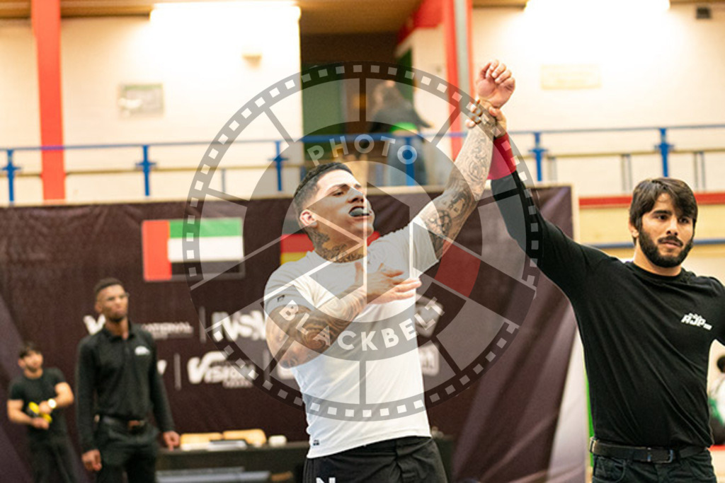 20230826PBB55009 | Fighters compete during the AJP INTLPRO BJJ and grappling competition in Hamburg, Germany, on August 26 2023.