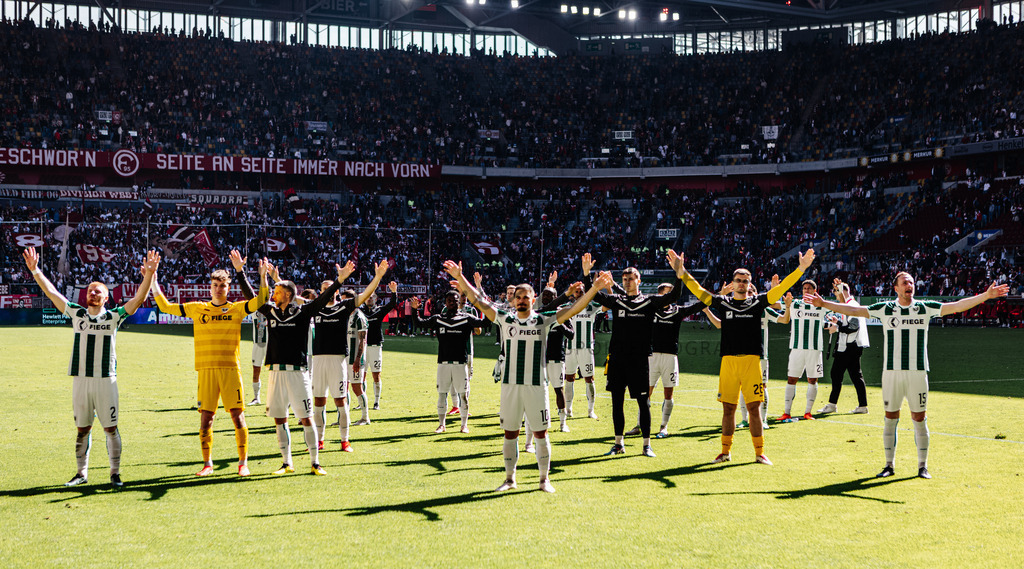 2. Bundesliga, Saison 2024/25, 28. Spieltag: Fortuna Düsseldorf - SC Preußen Münster | Düsseldorf, 05.04.2025: 2. Bundesliga, 28. Spieltag, Fortuna Düsseldorf gegen SC Preußen Münster in der Merkur Spiel-Arena in Düsseldorf. Foto: sportfotografie.ms | Markus Paletta - Realisiert mit Pictrs.com