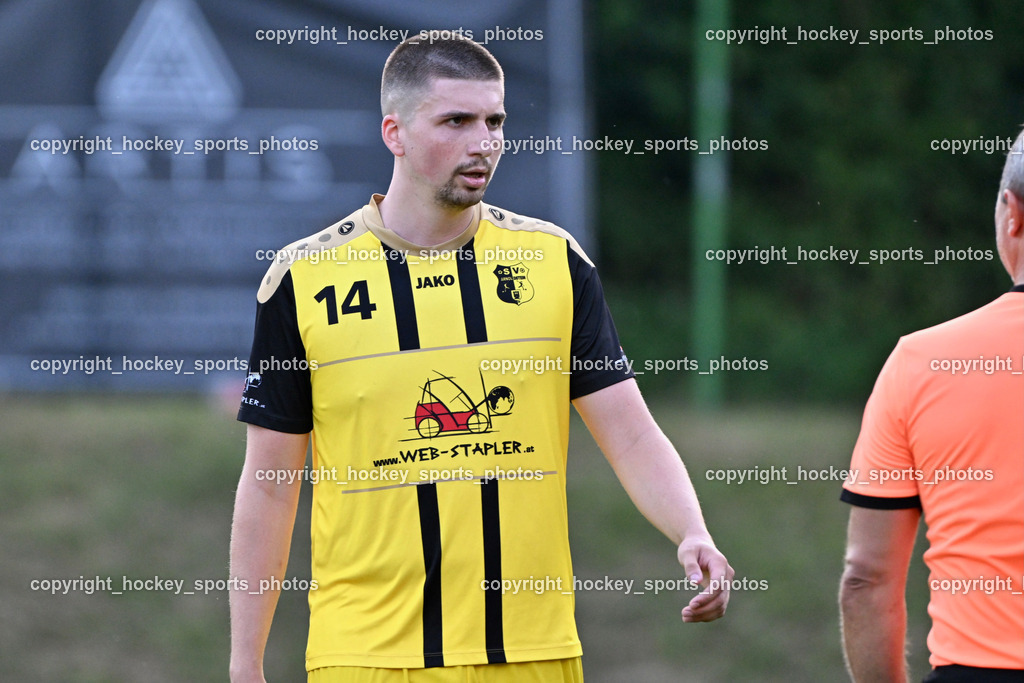 SV Arnoldstein vs. URC Thal Assling | #14 Edis Sehic SV Arnoldstein, SV Arnoldstein vs. URC Thal Assling, SV Arnoldstein vs. URC Thal Assling am 09.08.2025 in Arnoldstein (Waldparkstadion Arnoldstein), Austria, (Photo by Bernd Stefan)