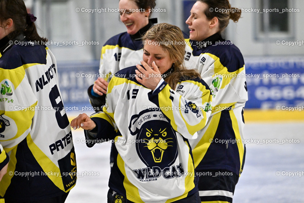 WILDCATS PATERNION & Lady Hawks Siegerehrung-Meisterfeier | Jubel Wildcats Paternion Mannschaft, WILDCATS PATERNION &amp; Lady Hawks Siegerehrung-Meisterfeier, WILDCATS PATERNION &amp; Lady Hawks Siegerehrung-Meisterfeier am 12.03.2025 in Steindorf (Ossiachersee Halle), Austria, (Photo by Bernd Stefan)
