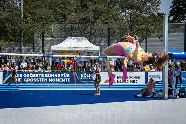 Multisport Event; Ratingen, 27.06.2026 | RATINGEN, GERMANY - JUNE 27, 2026 : Sandrina Sprengel (GER / Germany) during high jump competing during the Multisport Event at Stadion Ratingen on June 27, 2026 in Ratingen, Germany.