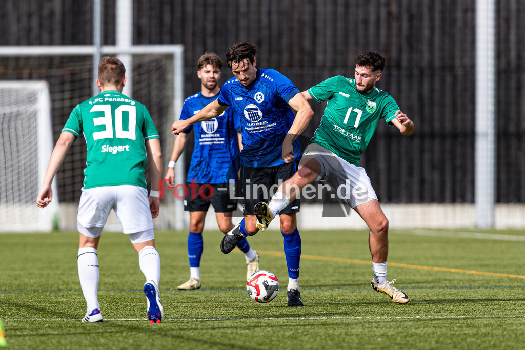 1. FC Penzberg gegen FC Wacker München | Bezirksliga Oberbayern Süd 3, 1. FC Penzberg gegen FC Wacker München, 20241012,Zweikampf zwischen Nils BÖRNER (FC Wacker München 15) und Samir NEZIRI (1. FC Penzberg 17),2024-10-12 in Penzberg (Stadion an der Karl-Wald-Straße), Nils BÖRNER (FC Wacker München 15), Samir NEZIRI (1. FC Penzberg 17)Copyright: WolfgangxLindner www.foto-lindner.de