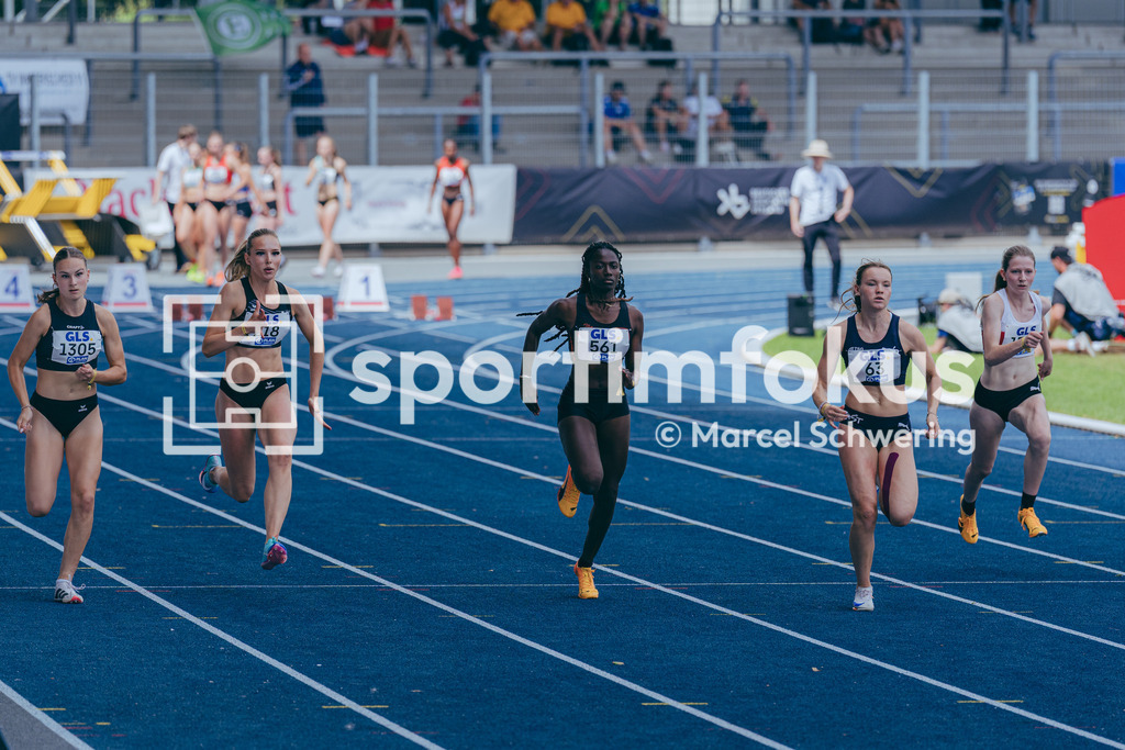 DM U23 U18 Bochum 2026 | Maimouna Cisse (TuS Griesheim), Startnummer 561, 100-Meter-Lauf Vorlauf wU18, Deutsche Meisterschaften der U18 &amp; U23 2026, Lohrheidestadion Bochum-Wattenscheid, 04.07.2026 Foto: Marcel Schwering / sportimfokus - Realisiert mit Pictrs.com