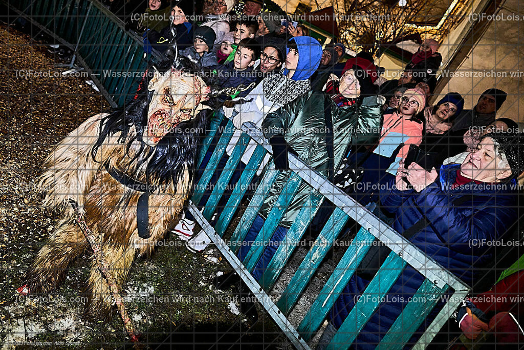 ALP5280_WIESELBURGER ADVENT_Perchtenlauf | (C)FotoLois.com, Alois Spandl, WIESELBURGER ADVENT, Perchtenlauf, So 10. Dez. 2023.