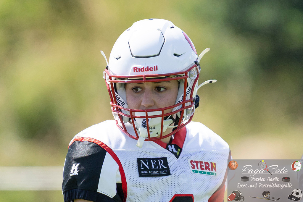 GFLW 1: German Football League Women 1: Rodgau Pioneers Ladies - Stuttgart Scorpions Sisters, 07.06.2026 | Lamis Nada Guerrouchi (Stuttgart Scorpions Sisters #2), Rodgau Pioneers Ladies - Stuttgart Scorpions Sisters, Rodgau, Maingau-Energie-Stadion "Am Weichsee", 7.6.2026 - Realisiert mit Pictrs.com