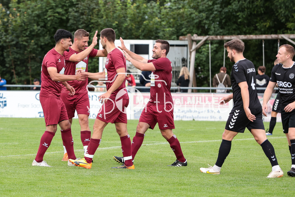 Stadtmeisterschaft Aichach | Finale Ecknach vs Zell / Jubel nach 1-0