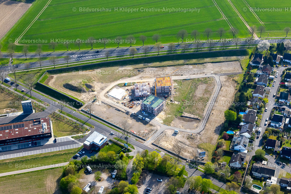Luftbilder Wegberg-9918 | Luftaufnahme Neubau einer Mehrfamilienhaus-Wohnanlage in Wegberg im Bundesland Nordrhein-Westfalen, Deutschland - Realisiert mit Pictrs.com