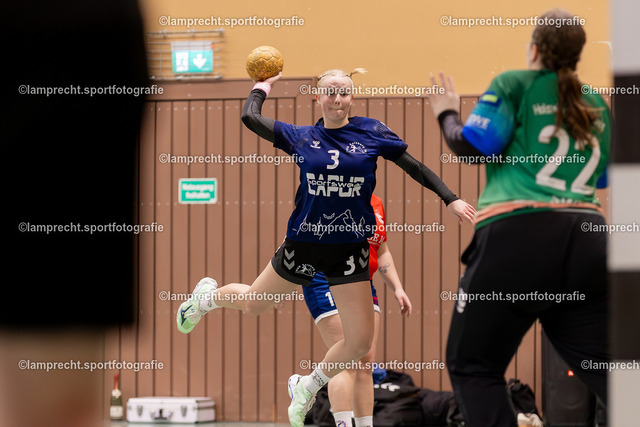 Handball I Damen I Saison 2025-2026 I Verbandsliga Süd I 15. Spieltag I HSG Kalkberg 06 - HSG Holsteinische Schweiz 164 | Franziska Hänisch (3, HSG Kalkberg 06) - Realisiert mit Pictrs.com