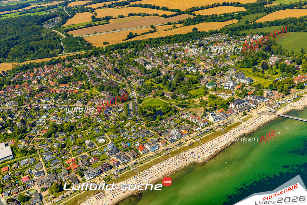 Luftbild Vs Google Maps  Haffkrug  Scharbeutz -Das Luftbild wurde 2025 vom UL-Flugzeug heraus erstellt ( keine Drohnenluftbilder ) - Hochauflösende Luftaufnahme -Nicht vergleichbar mit Google Maps oder Satelittenbilder- Die Geschenkidee !Mit Lizenz und Bildrechte bestellbar