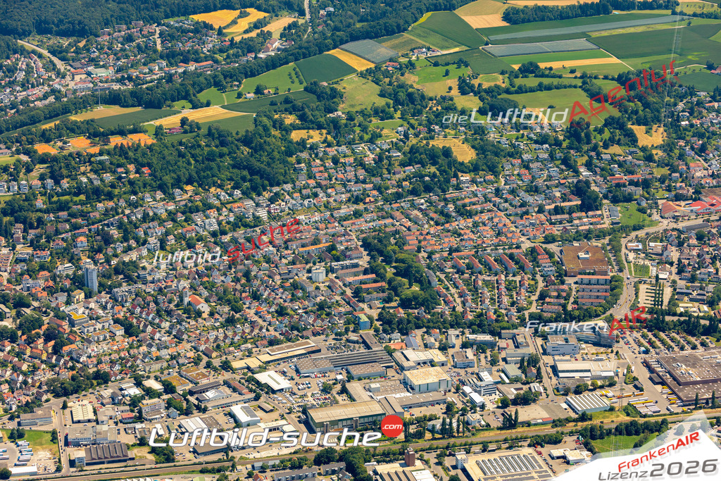 Aktuelles Luftbild von Weißenau Ravensburg - Die Luftaufnahme wurde 2022 mittels UL-Flugzeug erstellt ( keine Drohne ) - hochauflösende Kamera-Systeme von  Canon -Beste Qualität - Für grossformatige Ausdrucke geeignet. Die Geschenkidee !
