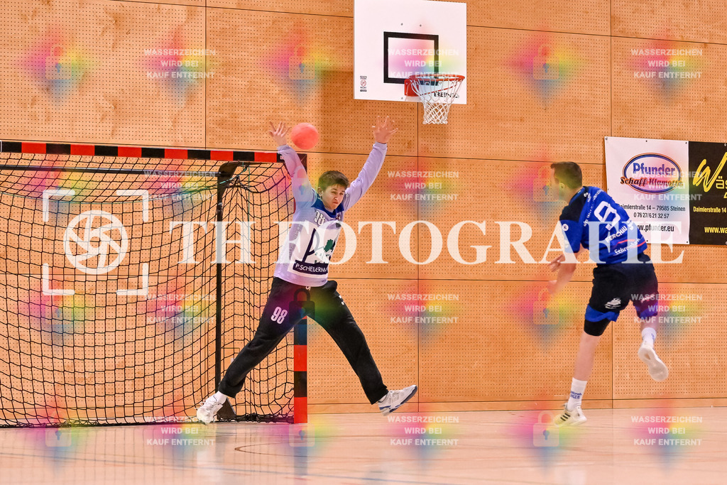 GER, SG Maulburg/Steinen - SG Walkirch/Denzlingen, Handball, Landesliga, 25. Spieltag, Saison 2023/2024, 27.04.2024 | Eike Nasdala (SG Maulburg/Steinen, #98), Philipp Brommer (SG Waldkirch/Denzlingen, #09)

GER, SG Maulburg/Steinen - SG Walkirch/Denzlingen, Handball, Landesliga, 25. Spieltag, Saison 2023/2024, 27.04.2024

Foto: TH Fotografie/Thomas Hess
