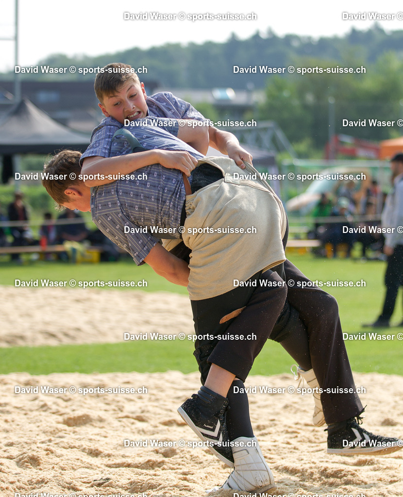 Lötscher Andri (2010) - Burren Joel (2011) _ la 17. Schwingertag Laupen Laupen_ 09.06.2025 | Lötscher Andri (2010) - Burren Joel (2011) à la 17. Schwingertag Laupen Laupen, 09.06.2025